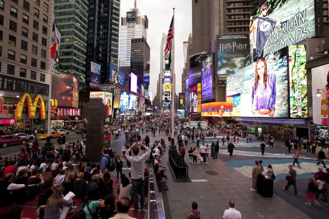 ▲美国纽约时代广场(图/图虫创意)