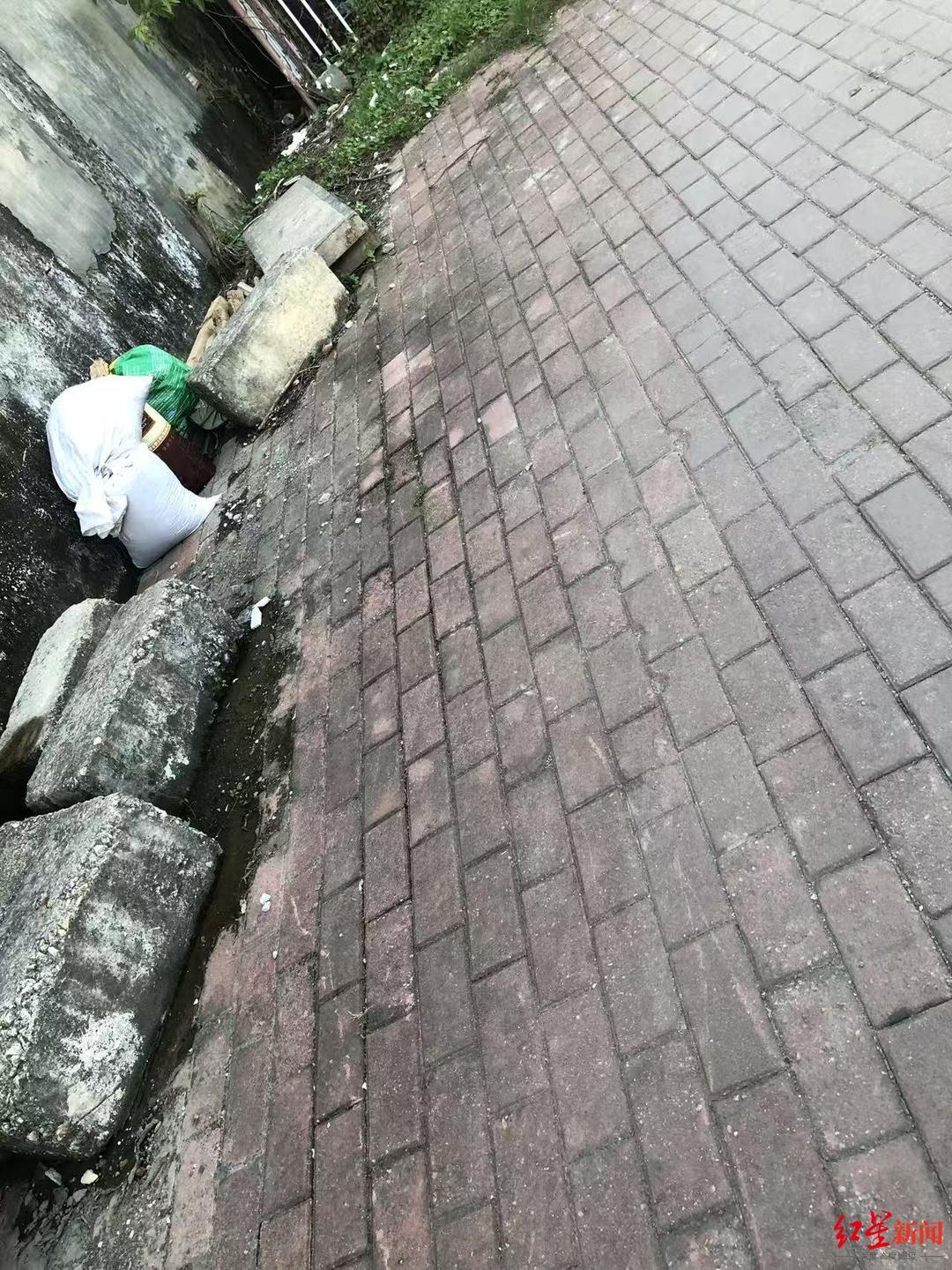 ▲张克明晕倒的地方