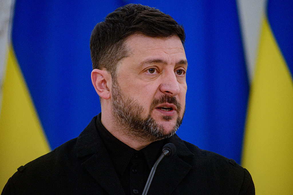 乌克兰总统泽连斯基 资料图 图源:视觉中国