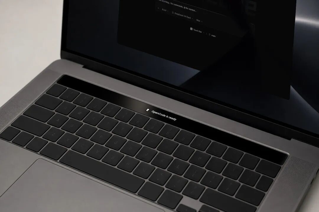 Agent Status running on a MacBook Pro Touch Bar