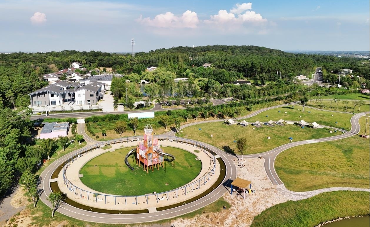 俯瞰釜山旅游度假区。天长市文旅局供图