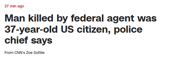 图:CNN新闻标题截图