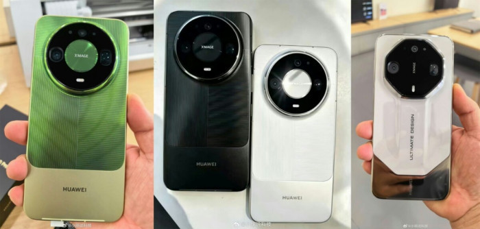 华为Mate 90系列的正面设计曝光：延续三挖孔设计