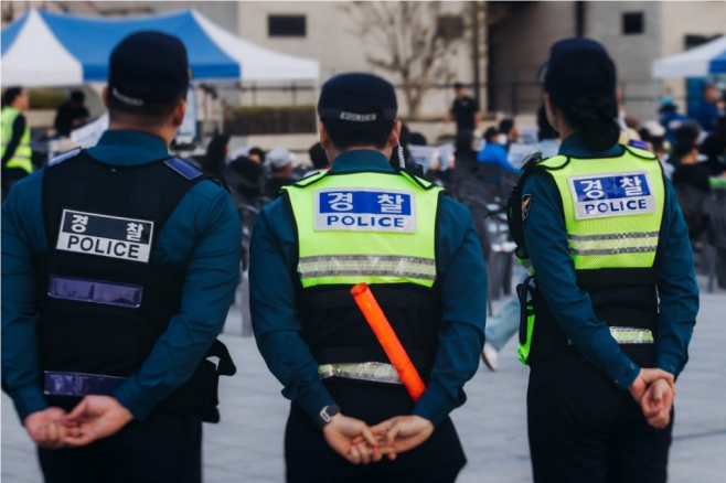 韩国警察 资料图 图自外媒