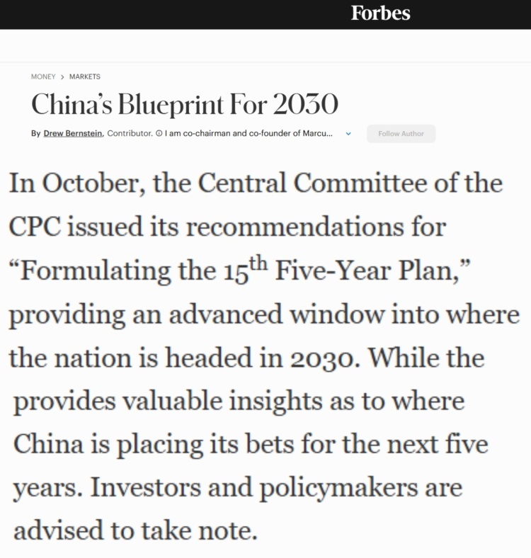 《福布斯》网站报道截图