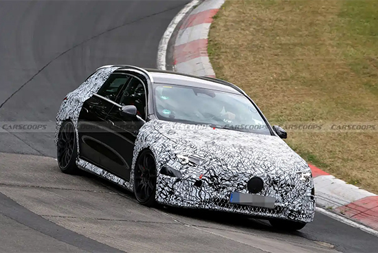 全新AMG纯电CLA Shooting Brake谍照曝光