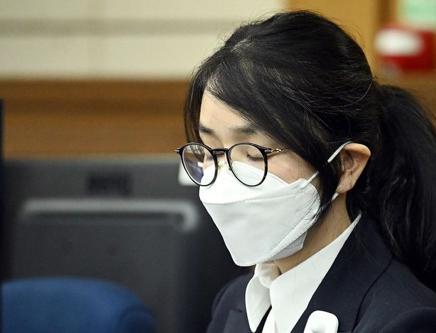 韩国前总统夫人金建希 资料图片