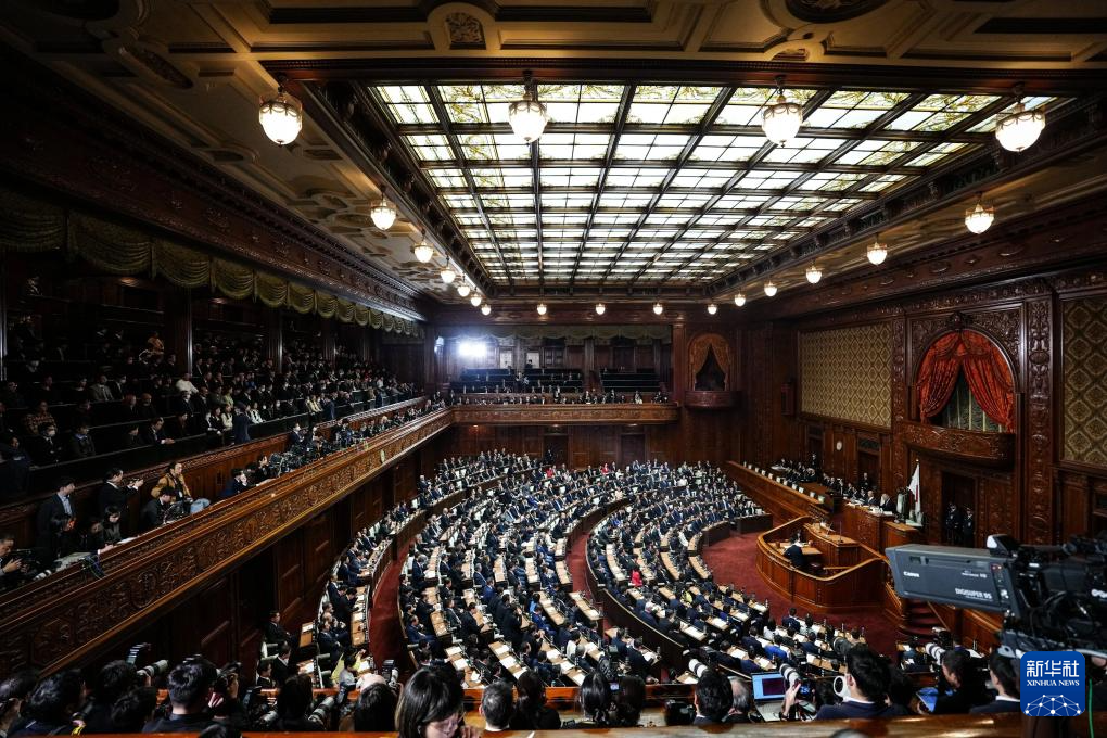 日本国会众议院 资料图:新华社