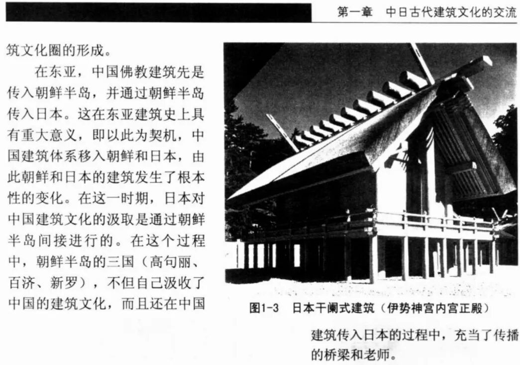 张十庆《中日古代建筑大木技术的源流与变迁》相关内容截图。