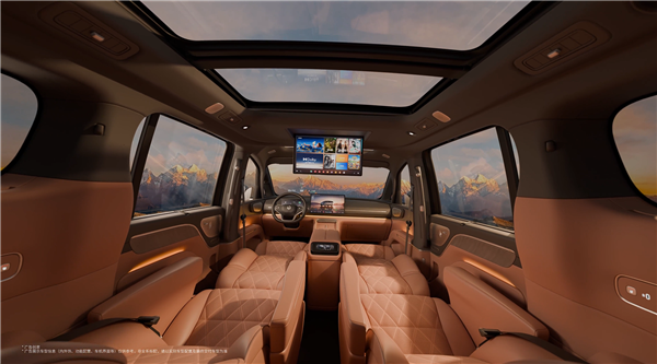 零跑又要掀桌子 全新MPV车型D99内饰发布：旋转座椅安排了