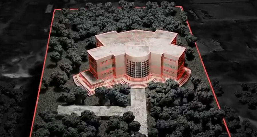 △以军发布的行动示意图