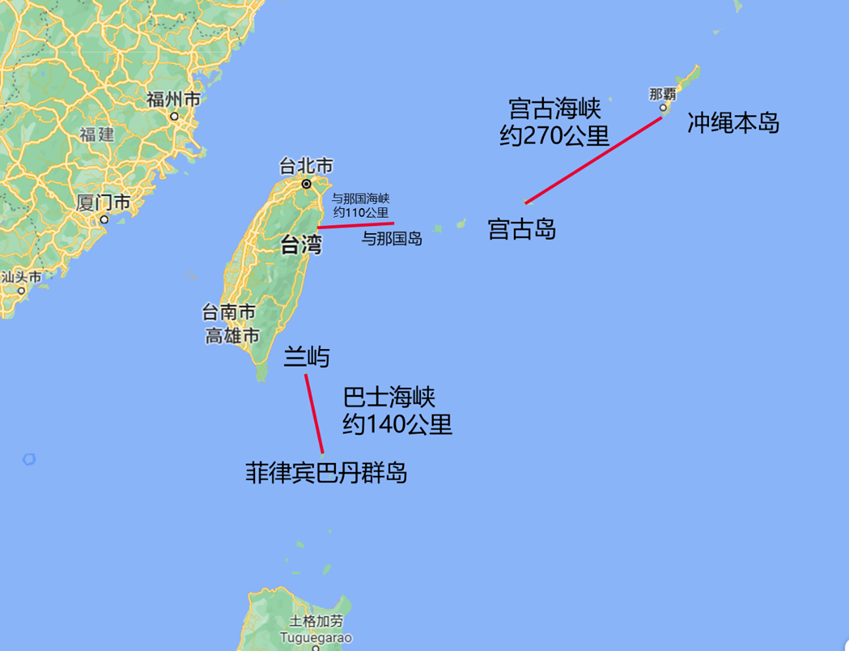 从地图上看台湾统一对我国打破第一岛链的意义 - 经管之家