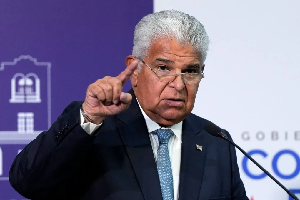 ▲巴拿马总统穆利诺2月初嚣张地回应中方的警告,声称巴拿马“维护法治”。(图源:美联社)