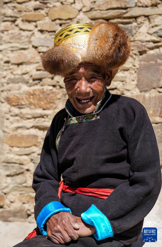 白玛扎西的肖像（3月26日摄）。