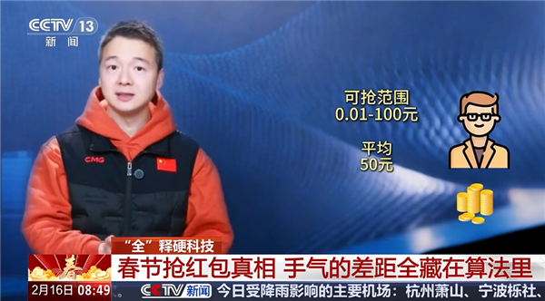 抢红包到底拼手速还是手气 央视揭秘抢红包背后算法