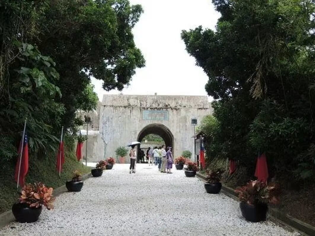 ▲淡水沪尾炮台建于1886年,由清朝台湾巡抚刘铭传修建。(图片来源:中评社 )