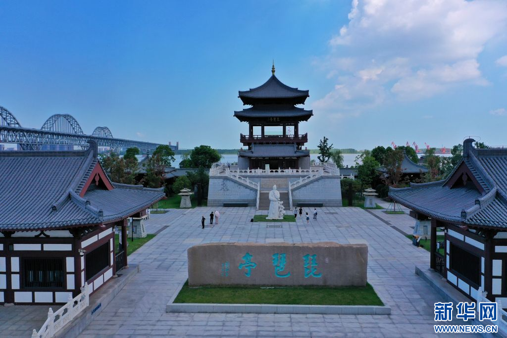 九江琵琶亭。新华网发