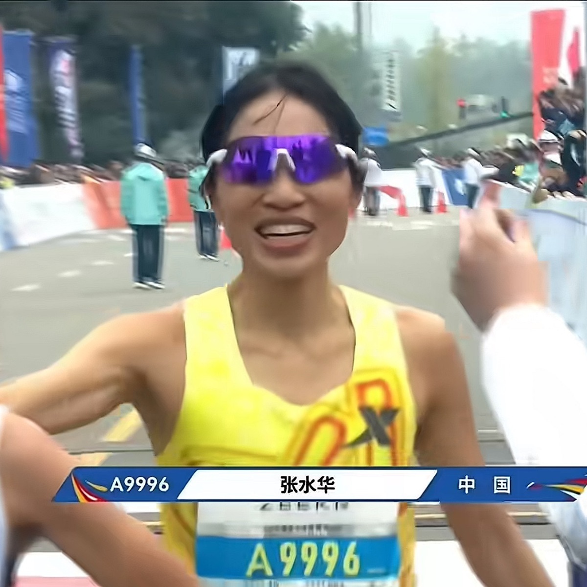 张水华取得成都马拉松女子组亚军