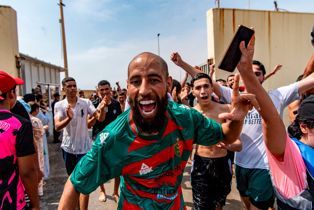 当地时间2026年7月30日，西班牙休达，非法移民进入西班牙在北非的“飞地”。