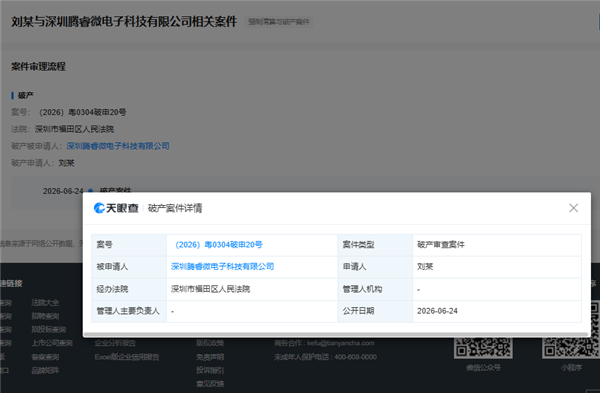 8.3亿形势刚布局就歇业！功率半导体企业腾睿微电子倒在清晨前