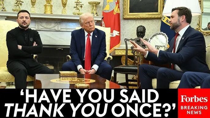 JD Vance And Ukraine's Zelensky Battle During Shocking Oval Office Meeting  Where Talks Broke Down