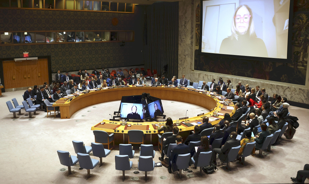 当地时间2026年1月6日,美国纽约联合国总部,在美国袭击委内瑞拉后,安理会举行紧急会议。视觉中国 图