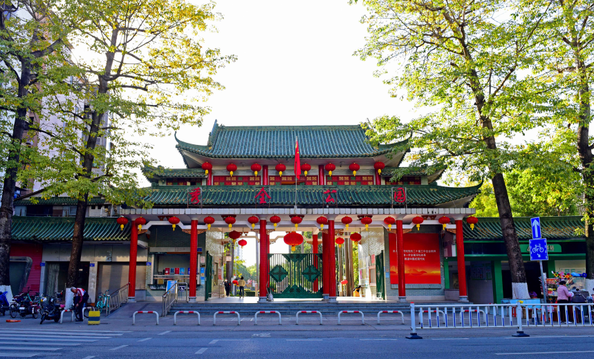 秀全公园。图片着手于广州花齐发布公众号