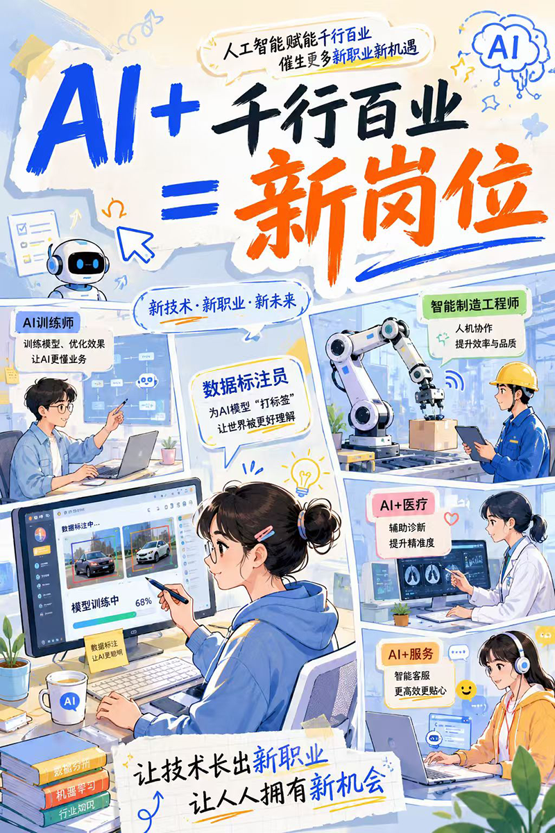 新动能 新就业丨百业向新而生！“人人皆可成才”