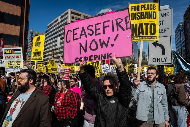 美国民众反对战争