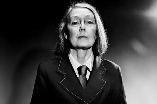 Anne Carson receives the Nobel Prize in Literature. Photograph by Jeff Brown.