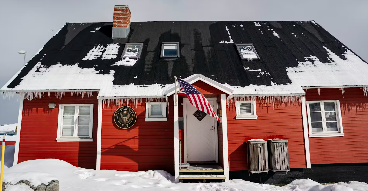 △美国驻格陵兰岛领事馆办公建筑(资料图)