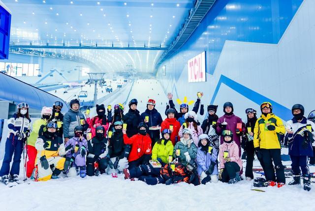 ▲雪友参加活动。