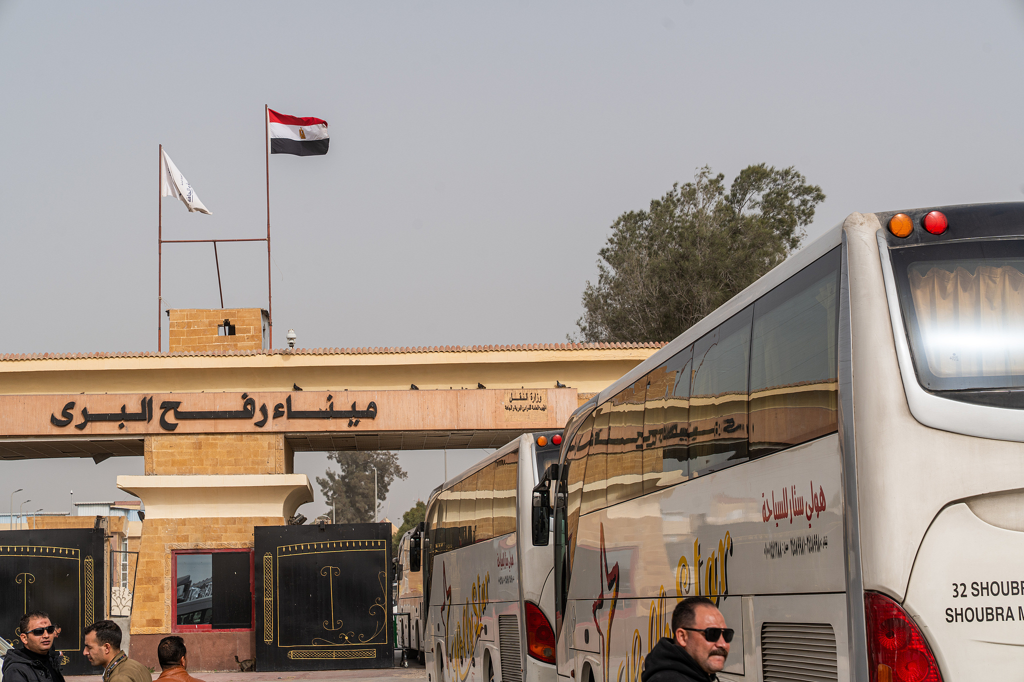△当地时间2月2日,拉法口岸