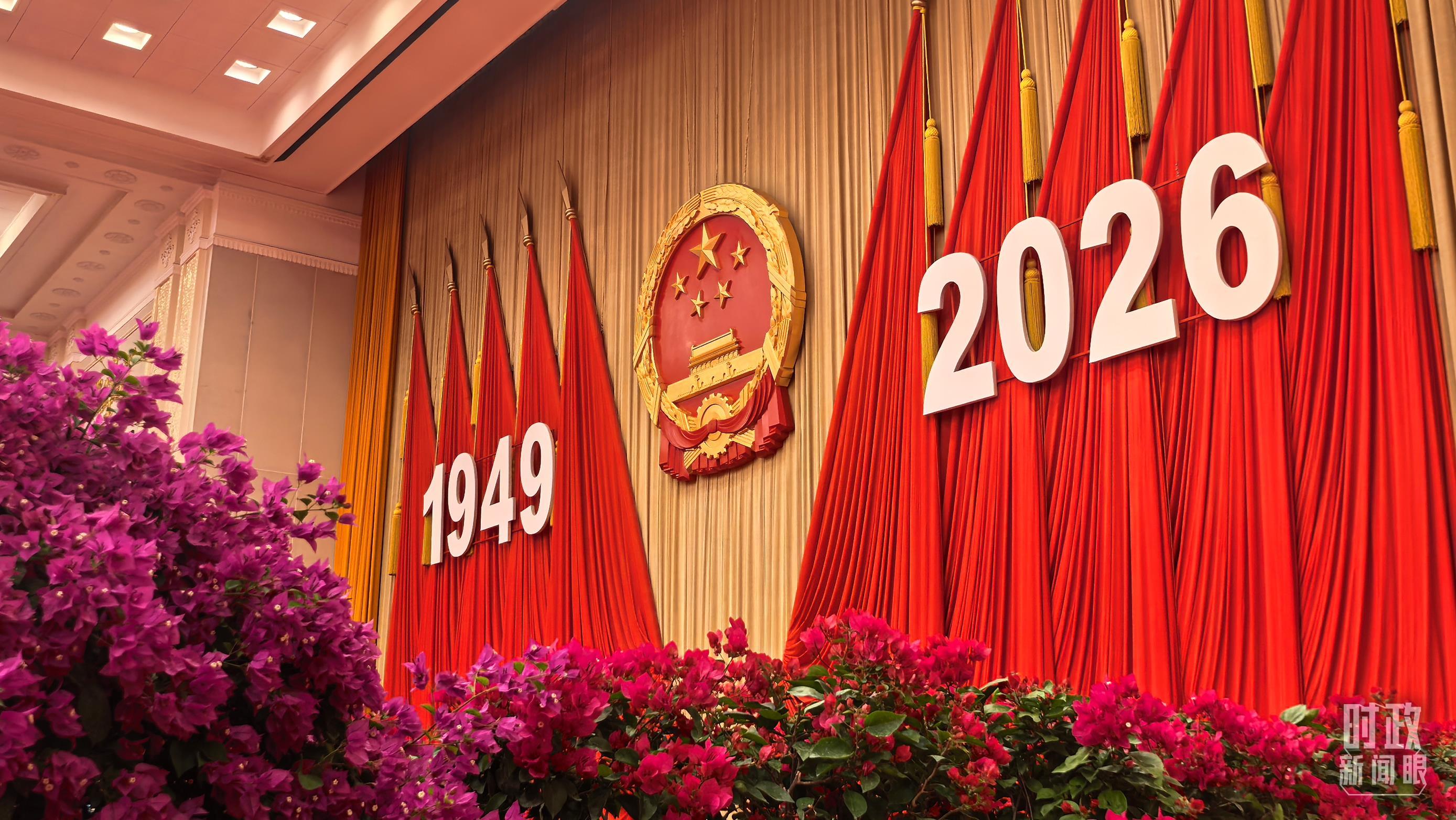 △国庆招待会现场。(总台央视记者刘琦拍摄)
