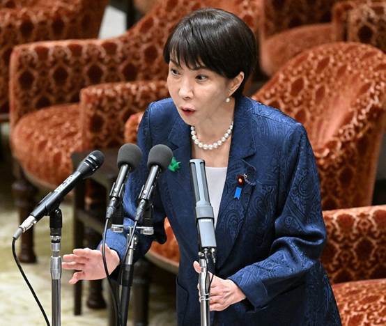 日本首相高市早苗 资料图片