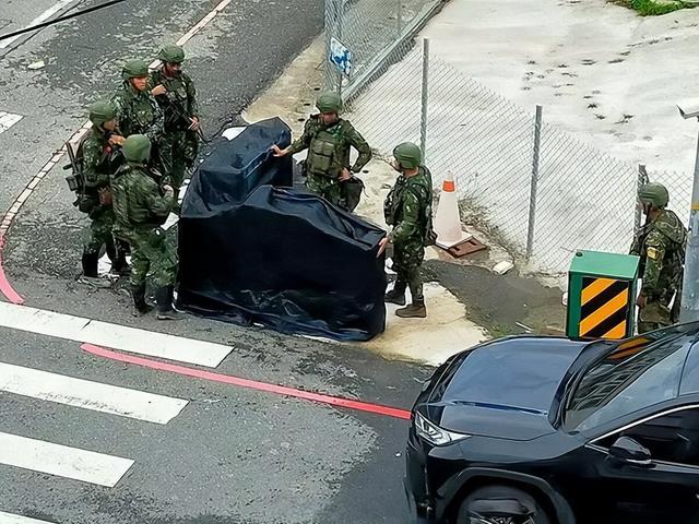 ▲台军掩体