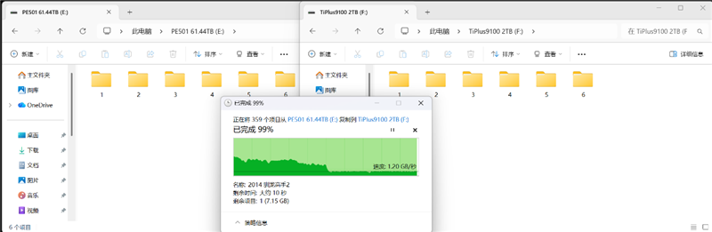 无缓PCIe5.0 SSD性能天花板!长江存储致态TiPlus9100 2TB评测:顺序读取超12G/s,4K 媲美旗舰