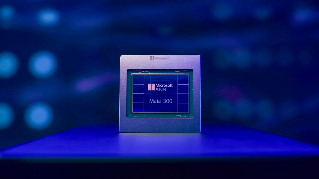 Azure Maia 300 prototype chip