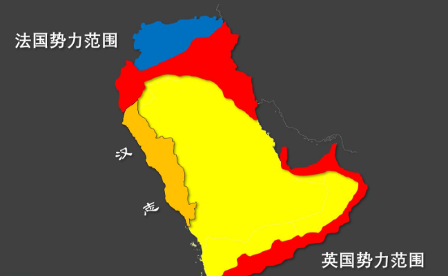 ▲奥斯曼帝国解体后,英法瓜分阿拉伯地区,黎巴嫩属于法国势力范围