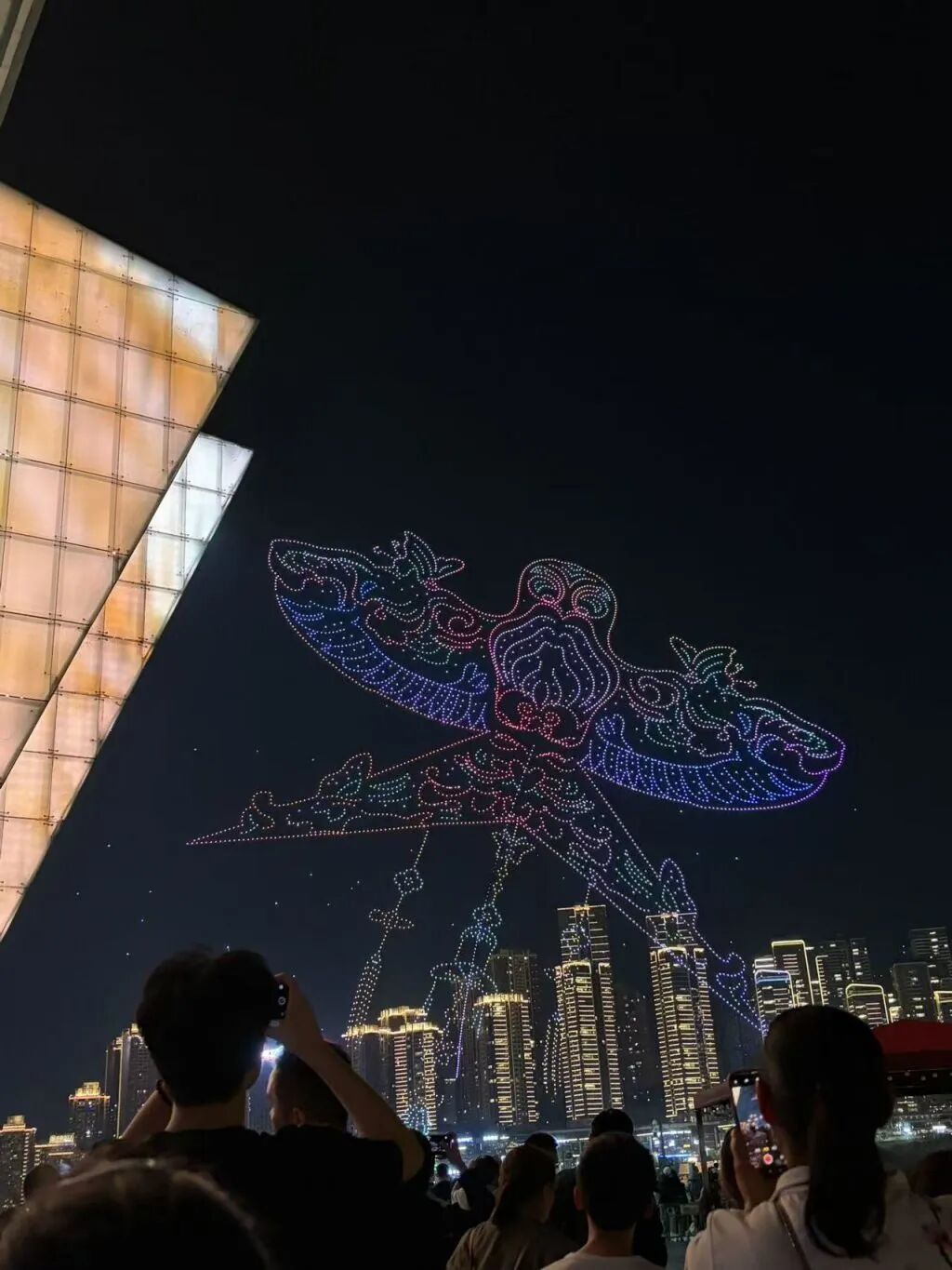 2025重庆无人机表演图片实拍