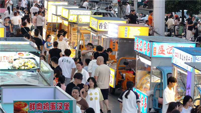 烟火夜市。南陵县委宣传部供图