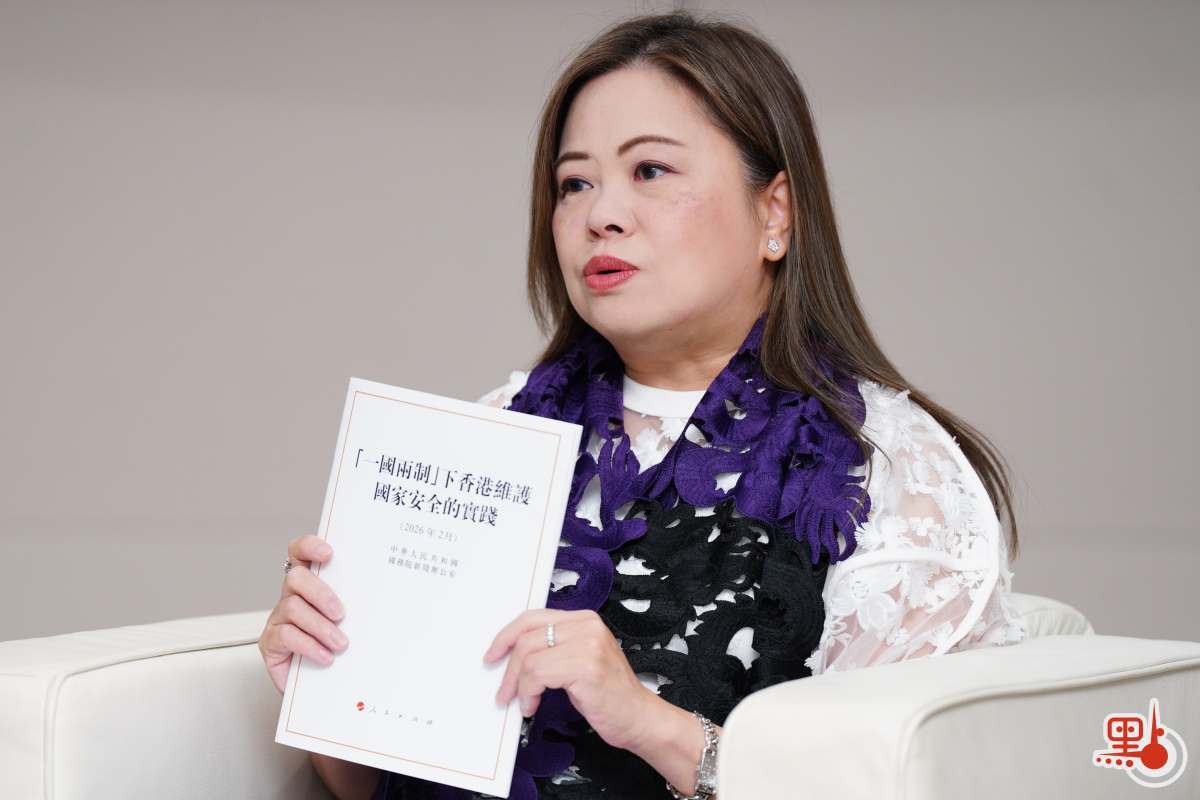 羅淑佩強調，如今國家安全已獲有力保障，香港需要透過大型展覽、盛事、演出及比賽，向市民及海內外旅客展現安全、穩定、繁榮的一面。（點新聞記者麥鈞傑攝）