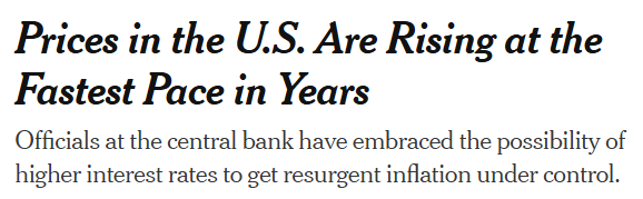 《纽约时报》（The New York Times）网站报道截图