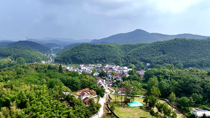 俯瞰南陵县家发镇板石岭。南陵县委宣传部供图