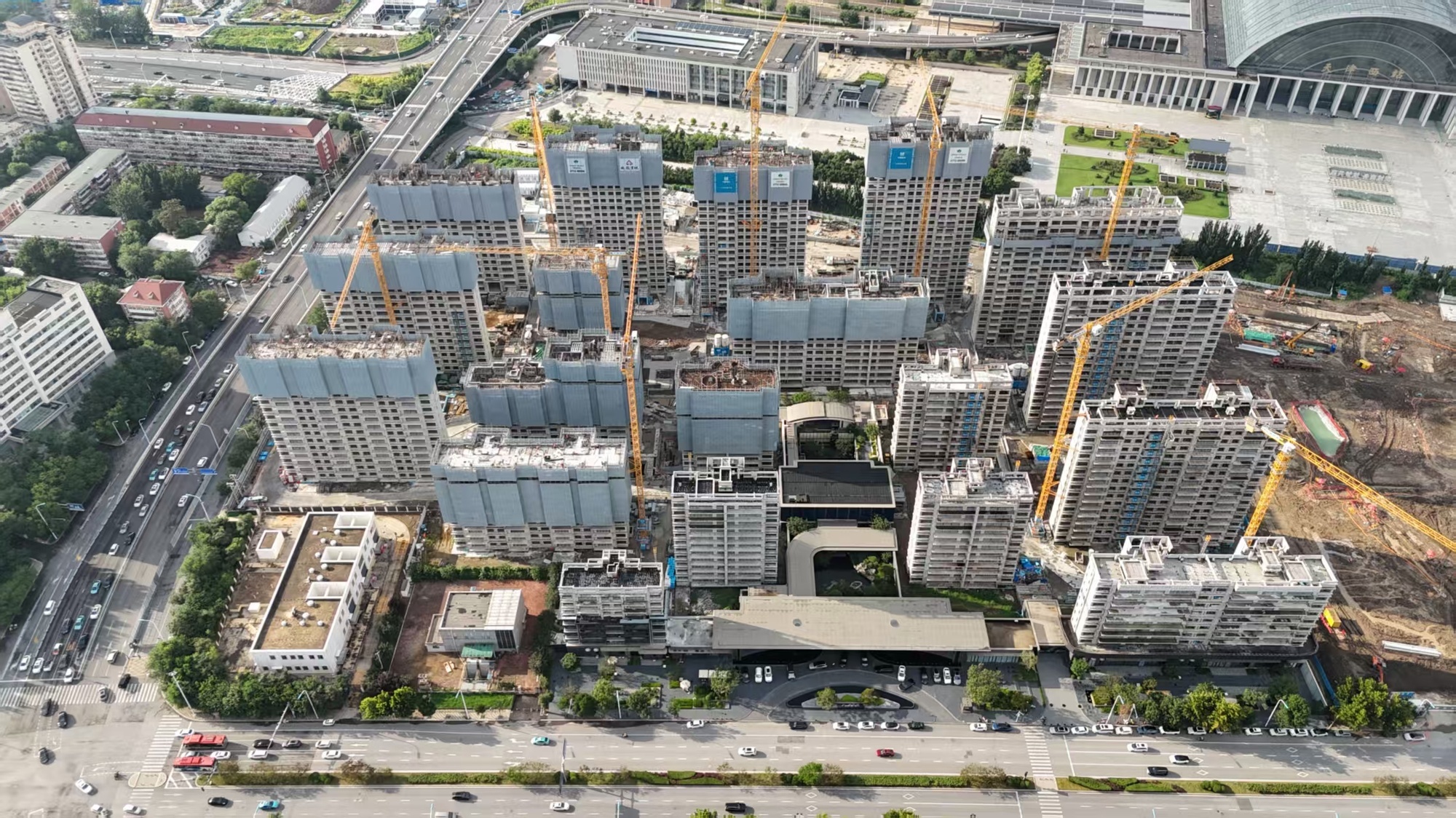 西站南片区城市更新项目现场（央广网发 受访人供图）