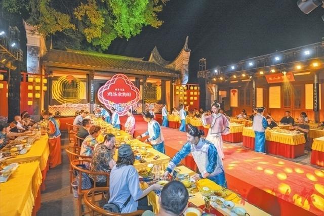 琴江水师宴。记者林双伟摄