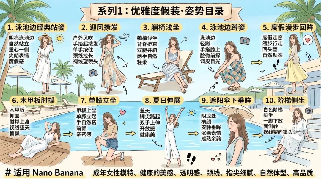 30组现成提示词:教你让AI像杂志摄影师一样拍写真