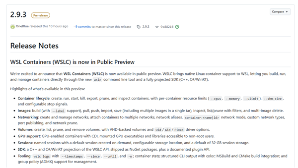 Windows终于撑执原生跑Linux容器！微软WSLC公测发布：无需装配Docker