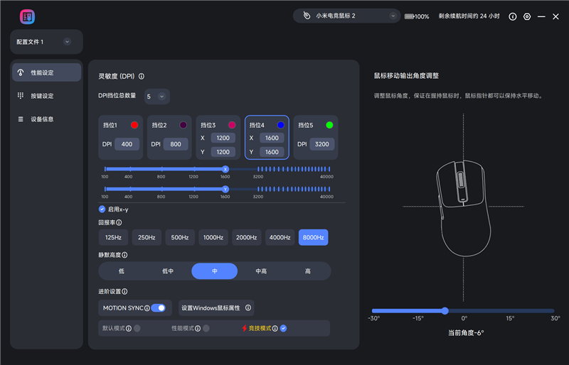 原相3955XM+TL3228主控!小米电竞鼠标2全面评测:原生双8K究竟有多强