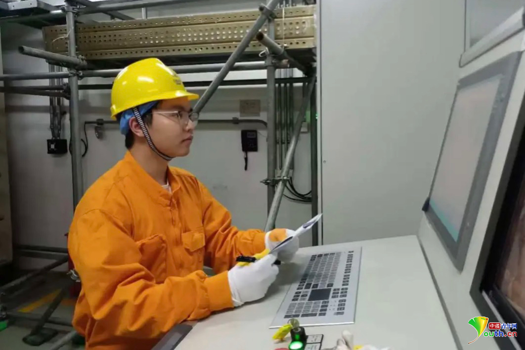 何振宇。三门核电供图